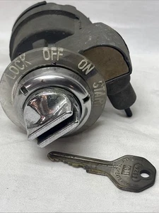 Vintage 1955 Delco Remy 1116512 GM Ignition Switch with Key 8 Prong Chevrolet - Picture 1 of 10
