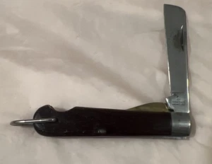 Klein Tools Electrician's Knife,  Single Blade Pocket Knife,  Marked "HH"  USA - Picture 1 of 15