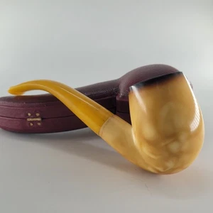 Lee Van Cleef Meerschaum Pipe handcarved block meerschaum CPW MeerschaumPipe 44 - Picture 1 of 11
