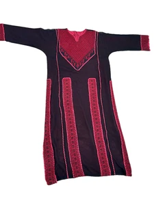 Palestinian Tradition dress handmade embroidered dress thobe (Tatreez) - Picture 1 of 24