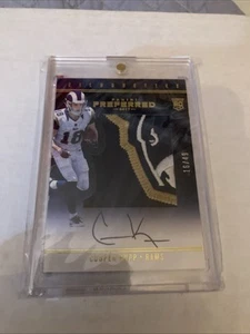 Preferred Cooper Kupp Rookie Patch 2017 automático #/49 RPA Silhouette RC RARO SP Rams - Imagen 1 de 6