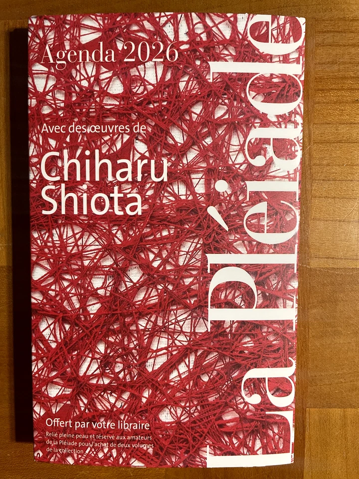 Agenda La Pléiade 2026 illustré par CHIHARU SHIOTA - Photo 1/1