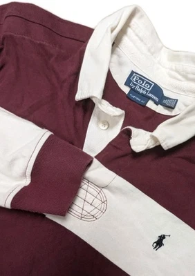 Vintage Polo Ralph Lauren The Iconic Rugby Shirt Striped Custom Fit Men's XL - Image 1 of 4