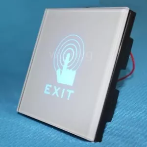 White Wall Mount Touch Sensor Switch LED light of Access Control system - Picture 1 of 4