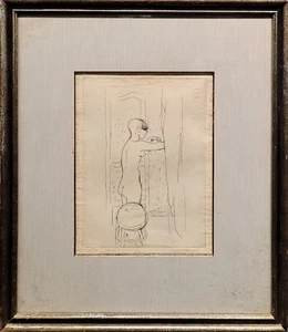 Pierre Bonnard - Donna nuda in bagno - Incisione originale anni '20 - Foto 1 di 8