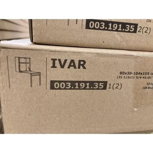 IKEA IVAR Solid Pine Wood Smooth Closing Folding Table with Storage - Picture 1 of 1