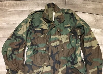 Chaqueta Abrigo de Campo Alpha Industries M65 US Military OG107 Clima Frío Pequeña De Colección Foto 1 de 4