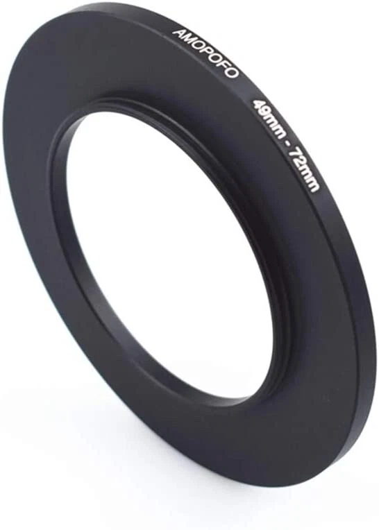 49mm to 72mm Step Up Ring Filter Adapter for canon Nik NEX M4/3 UV,ND,CPL, 49-72 - Image 1 of 1