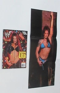 WWF Magazine 12/2000 WWE Divas Lita Poster Chris Jericho Benoit Feud Rare Rare - Imagen 1 de 12