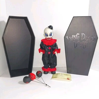 NICE! Mezco 2000, Series 3 Living Dead Dolls SCHITZO the Clown 10.25" + Coffin  - Image 1 of 4