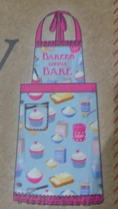 Womens Blue Pantry Apron 28"x30" OSFM/Bakers Gonna Bake - Picture 1 of 5