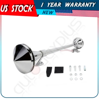 Cromo 135 DB largo tweeter cónico trompeta única bocina de aire para tren y barcos Foto 1 de 4