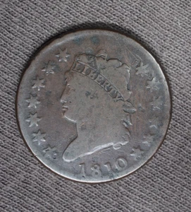 1810 Classic Head Large Cent cc1 - Picture 1 of 2