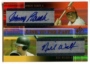 2004 SP Prospects JOHNNY BENCH NEIL WALKER RC Link to the Past Dual Auto #/50 - Picture 1 of 1