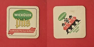 Wicküler Musketiere Männer wie wir...Brauerei Bierdeckel Coaster Beermat - Picture 1 of 1