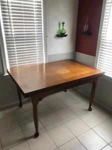 AMERICAN L & J G STICKLEY CHERRY DRAW TOP DINING TABLE - Picture 1 of 8