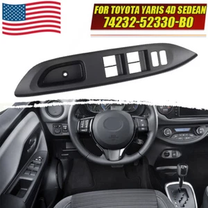 Left Side For 07~10 Toyota Yaris Rear Side Window Switch Bezel Panel 74232 52320 - Picture 1 of 8