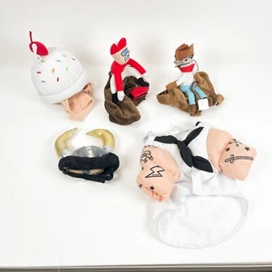 Disfraces de perro de Halloween pequeño lote de 5 divertidos para vestir marinero jinete vikingo - Imagen 1 de 19