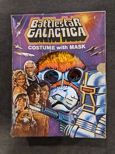 Battlestar Galactica Daggit Muffey 1978 Halloween Costume, Mask, Original Box
