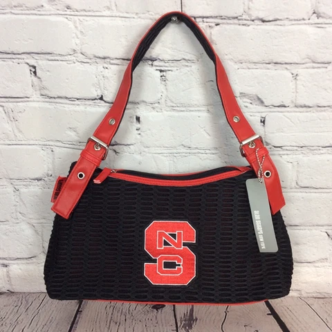 Alan Stuart NC State Wolfpack Mesh Handbag/Purse W/Embroidered Logo Tailgating Cover