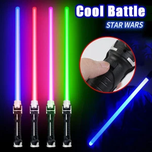 Star Wars Sable de Luz Intermitente Láser Doble Espada Juguete Luz de Sonido Niños Niñas Regaloえゞ - Imagen 1 de 18