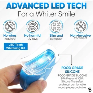 Bandeja de luz blanqueadora dental con láser LED bandeja de desintoxicación sonrisa gel dental diente alto blanco - Imagen 1 de 18