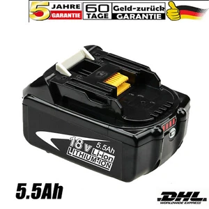 NEU MTL1810B 18V 5.5Ah für Makita Akku BL1860B LXT 197422-4 BL1850B BL1830B DE - Bild 1 von 10