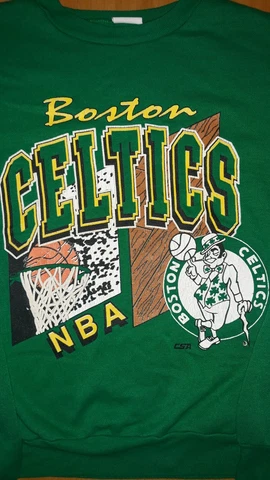 Boston Celtics Vintage Sweater Boys Size 14-16 Cutler Sports Apparel Cover
