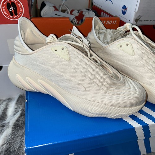 ADIDAS Adifom SLTN CREAM UK TAGLIA 8 Euro42 belle in scatola scarpe da ginnastica autentiche