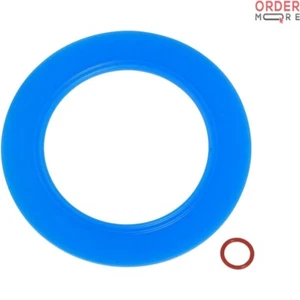 Flush Valve Seal Kit Rubber Clear Easy Install Durable for Toilet Replacement - Picture 1 of 2