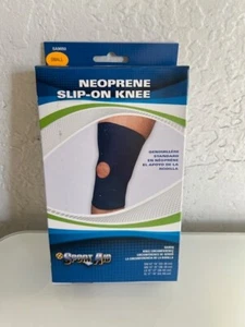 SportAid Open Patella Slip-On Knee Sleeve - Small - Picture 1 of 6