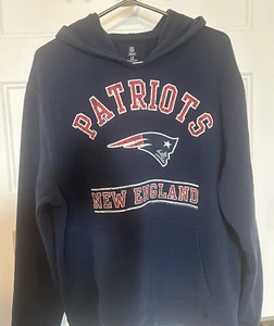 Hoodie New England Patriots vintage official NFL color blue - Picture 1 of 12