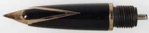 Sheaffer 500 ""Dolphin"" oro 14K unidad nueva en caja completa, negro - Imagen 1 de 2