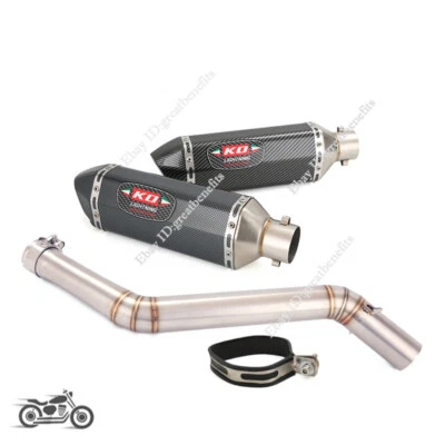 Silenciador de tubo de escape medio DB Killer para CF-Moto NK650 NK400 MT650 MT400 Foto 1 de 4