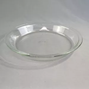 PYREX Pie Plate 209 Clear Glass 9 inch made in USA - Picture 1 of 7