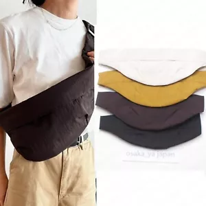 UNIQLO Bandolera NEGRO BEIGE MARRÓN OSCURO MOSTAZA Unisex Nuevo Japón 472901 - Imagen 1 de 18