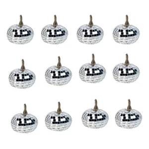 Reflective Metallic Artificial Pumpkins Accessory Home Centerpieces Decoration - Picture 1 of 8
