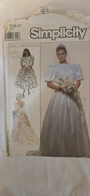 Jessica Mclintock, vestido de novia, patrón de costura simplicidad Foto 1 de 2