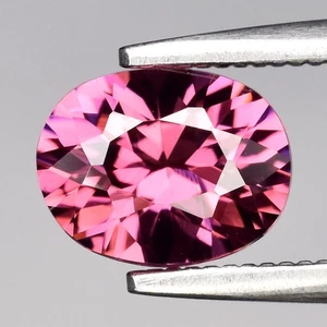 💎IF Clean! 0.99ct Oval Natural Purplish Pink Rhodolite Garnet - Africa Gemstone - Picture 1 of 4