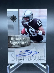 2007 Ultimate Collection Johnnie Lee Higgins Ultimate Signatures No. US-JH - Picture 1 of 10