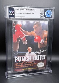 Mike Tyson's Punch-Out!! NES Nintendo Factory Sealed! WATA Graded 9.8/A+