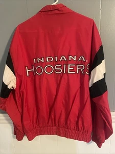 Vintage Logo 7 Indiana Hoosiers Windbreaker Size Xl - Picture 1 of 5