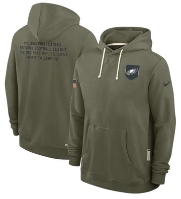 2025 PHILADELPHIA EAGLES Salute to Service Sideline Hoodie - MEN'S ALL SIZES - Image 1 of 2