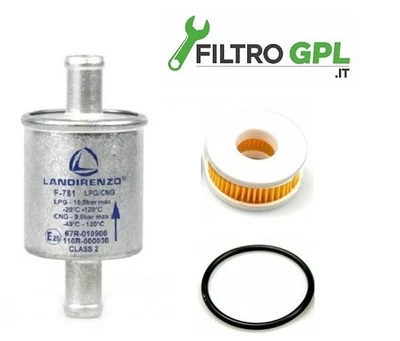 FILTRO GPL LANDIRENZO F-781 + FILTRO LSE98 LI02 67r010056 FASE LIQUIDA RIDUTTORE