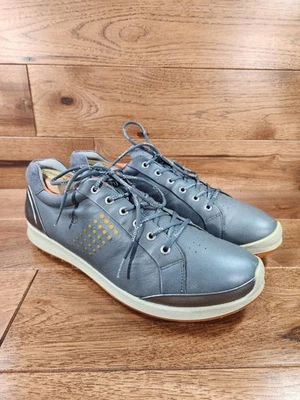 Zapatos de golf ECCO Yak de cuero gris para hombre talla 47, EE. UU. 13-13,5 Foto 1 de 4
