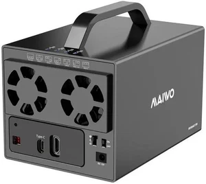 MAIWO 4 Bay RAID Enclosure for 3.5 inch SATA Hard Drive w/ Two Fans 64TB USB3.1 - Picture 1 of 15