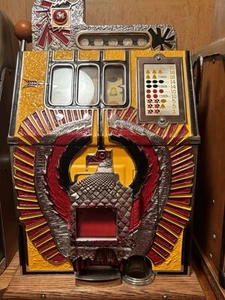 Vintage Antique 1930's Mills 5 Cent War Eagle Slot Machine - Picture 1 of 1