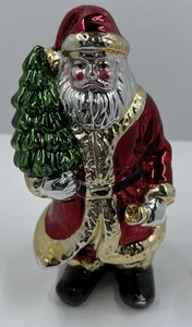 Vintage Mercury Glass Santa Claus Table Top Figurine 6" - Picture 1 of 9