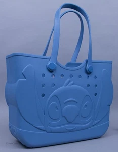 Bioworld Disney Lilo & Stitch Molded Tote Bag + 2 Packs of 4 VC Tote Charms NWT - Picture 1 of 5