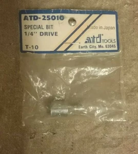 New ATD T-10 Special Bit 1/4" Dr. ATD-25010 - Picture 1 of 3
